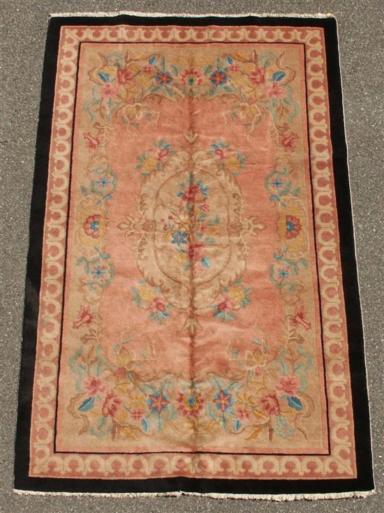 Appraisal: CHINESE NICHOLS RUG Persia circa feet inches x feet