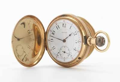 Appraisal: A Lafayette k Gold Hunters Case Pocket Watch k yellow