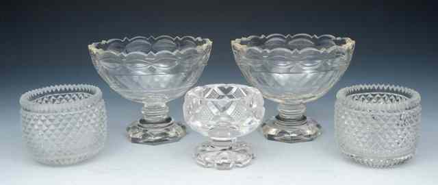 Appraisal: A PAIR OF OVAL BOAT SHAPED SALTS th Century a