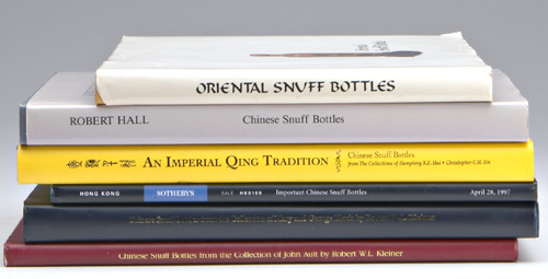 Appraisal: CHINESE SNUFF BOTTLE ART BOOKS Chinese Snuff Bottles Exhibition October