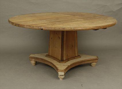 Appraisal: Regency-Style Pine Table