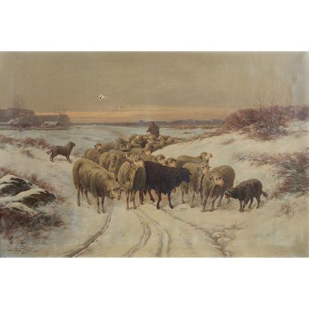 Appraisal: Jules G Bathieu Belgian th th Century Homeward Bound Estimate