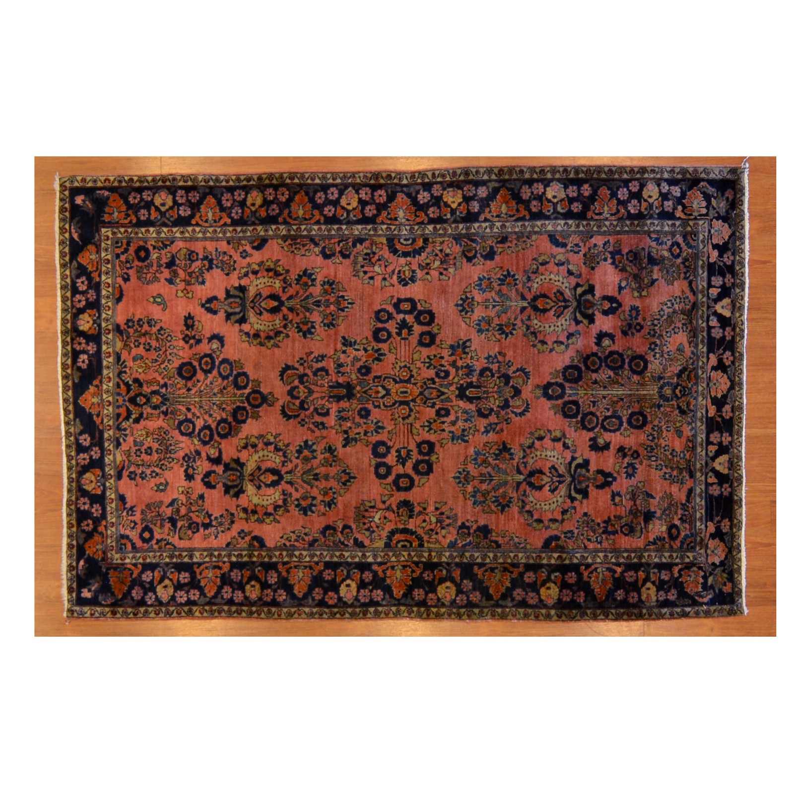 Appraisal: SEMI-ANTIQUE SAROUK RUG PERSIA X Second quarter- th century hand-knotted