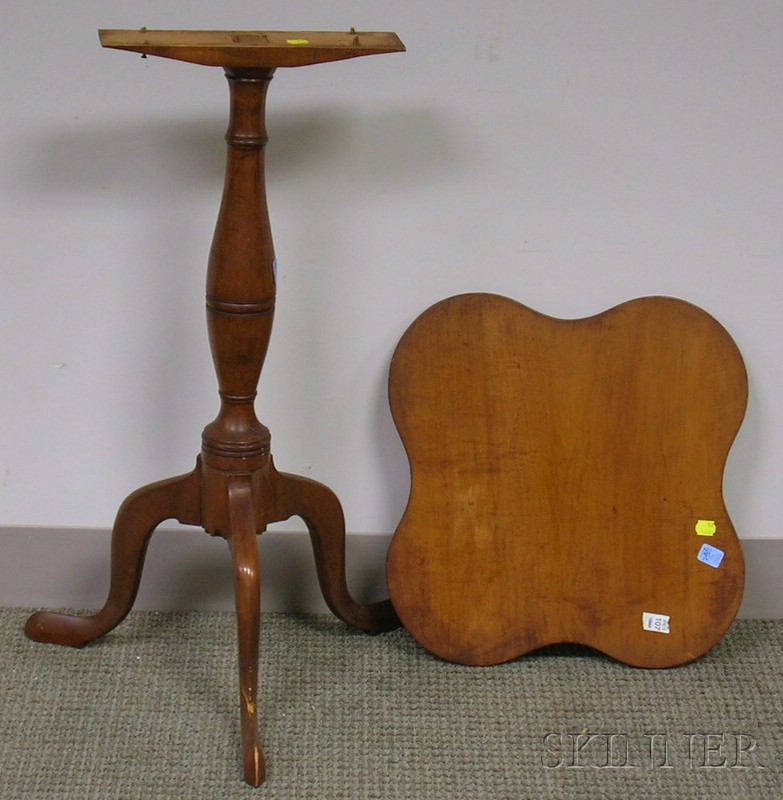 Appraisal: Federal Maple and Cherry Candlestand