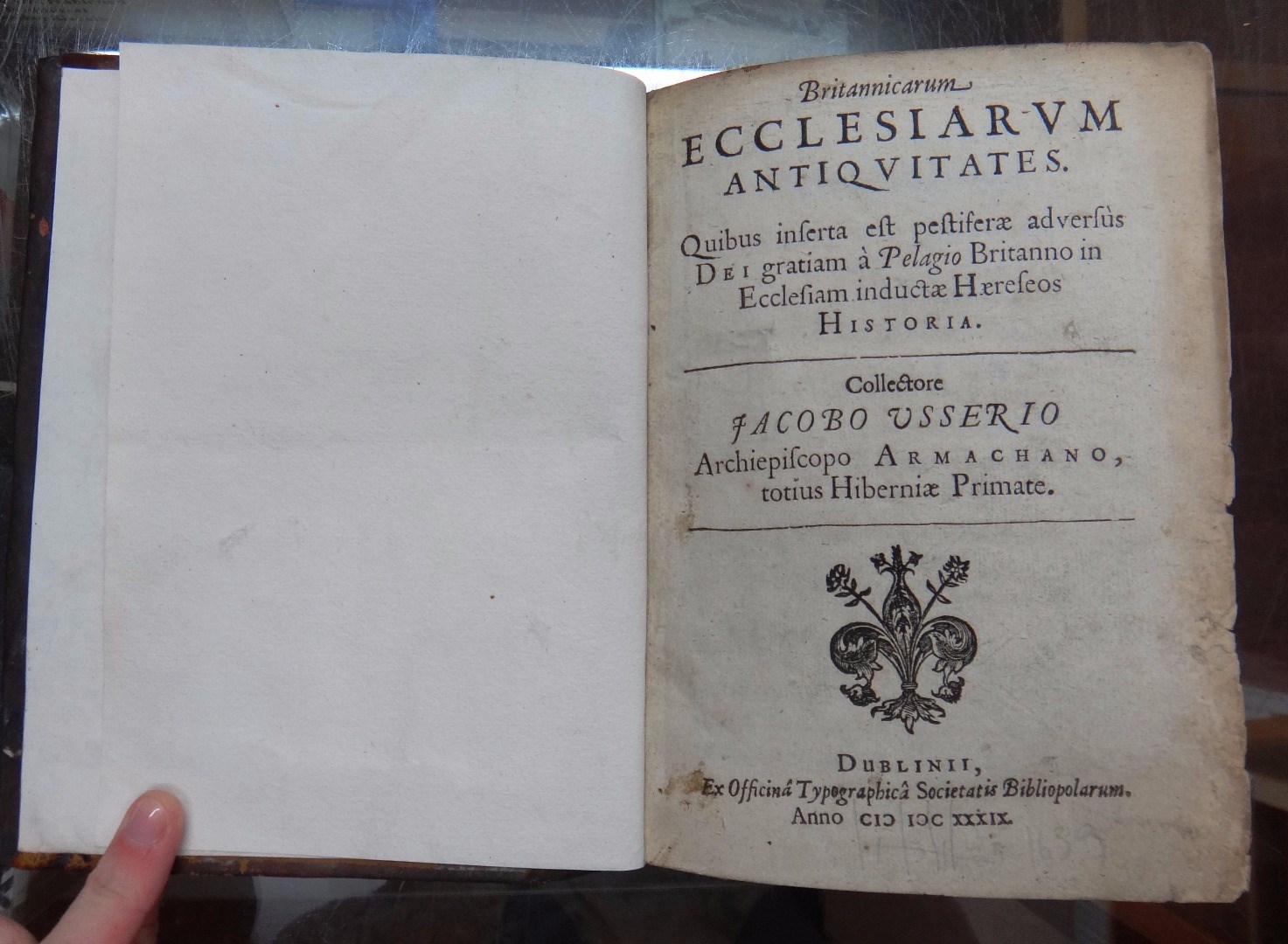 Appraisal: USSHER J Britannicarum Ecclesiarum Antiquitates First Edition with Appendix title