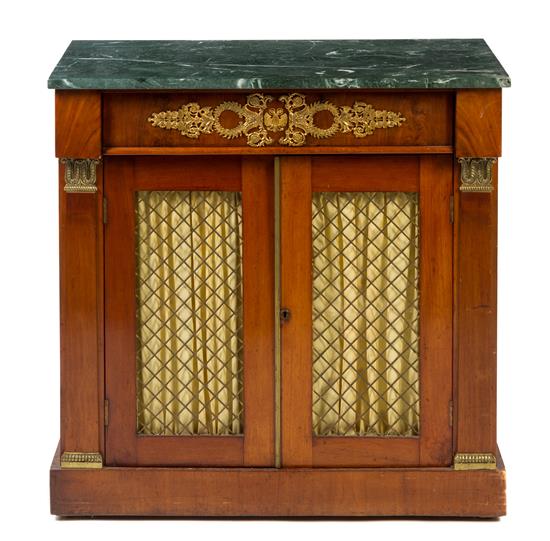 Appraisal: Sale Lot An Empire Gilt Metal Mounted Mahogany Chiffonier th