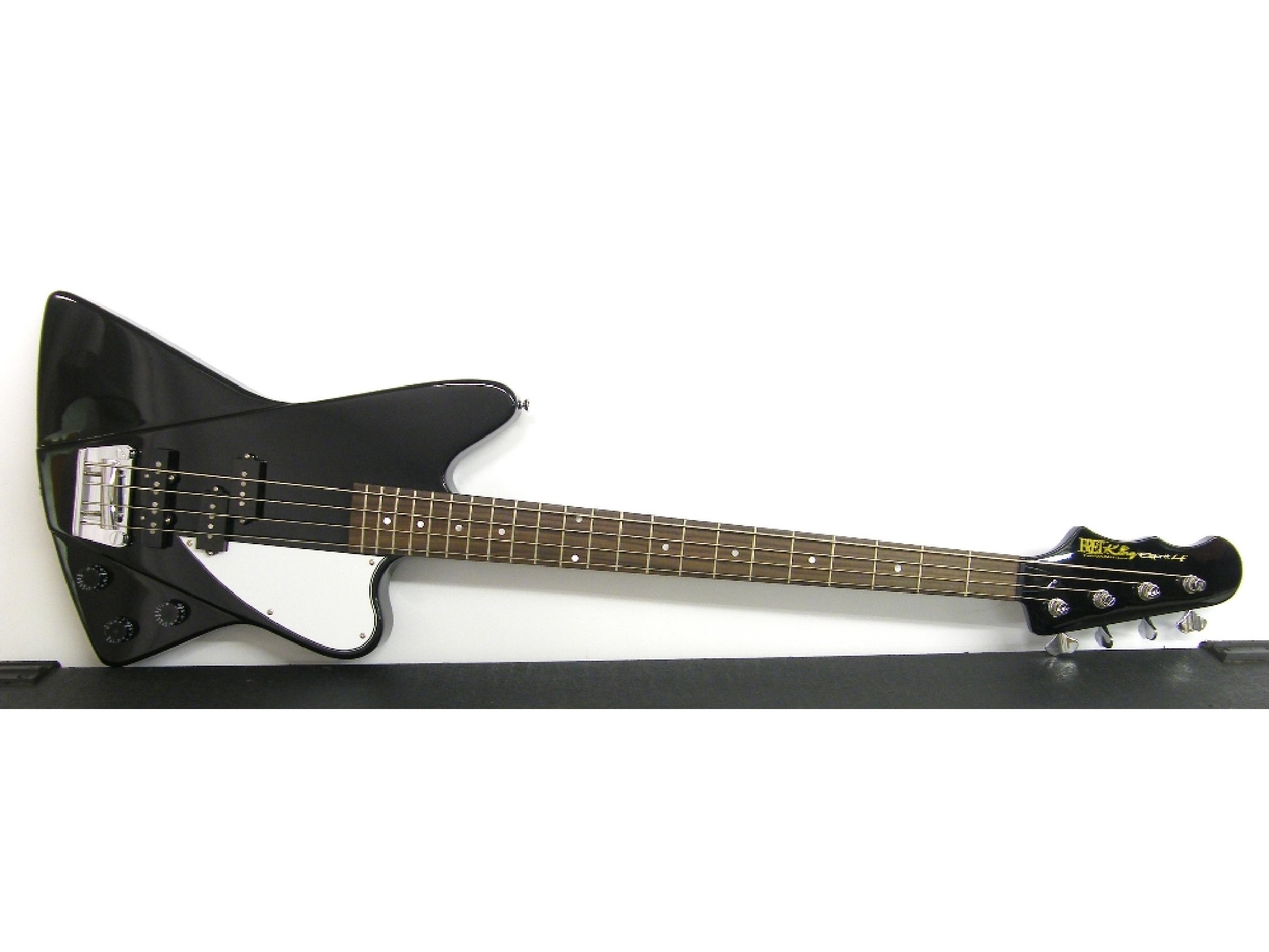 Appraisal: Fret King by Trev Wilkinson Esprit bass guitar black finish