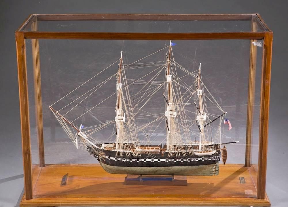 Appraisal: Ship model of the U S S Constitution A ship