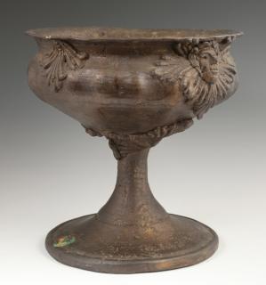 Appraisal: Unusual Cast Iron Planter early th c of foote Unusual