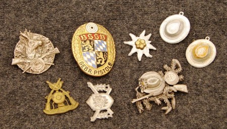 Appraisal: Lot of misc German pins mostly related to Shooting Associations