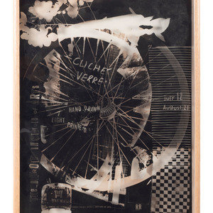 Appraisal: Robert Rauschenberg American - Clich Verre lithograph on mylar signed