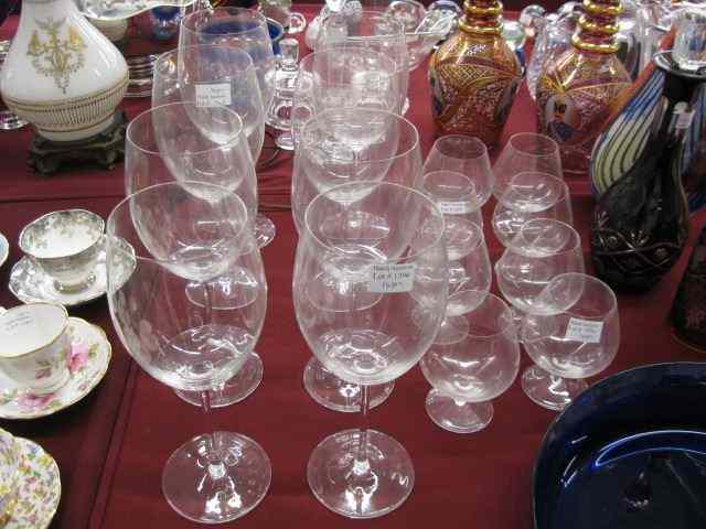 Appraisal: pcs Riedel Crystal Stemware - '' wines and - ''