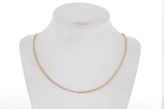 Appraisal: k Yellow Gold Foxtail Style Chain Necklace Unisex k yellow