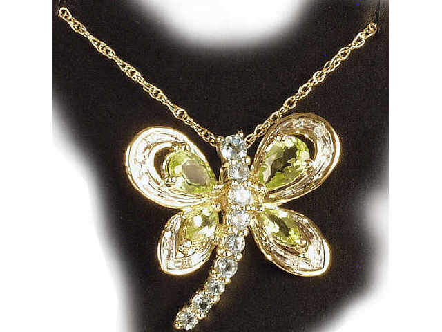 Appraisal: Dazzling ladies karat yellow gold butterfly design pendant set with