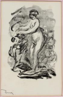 Appraisal: AFTER PIERRE-AUGUSTE RENOIR FRENCH - H W FEMME AU CEP