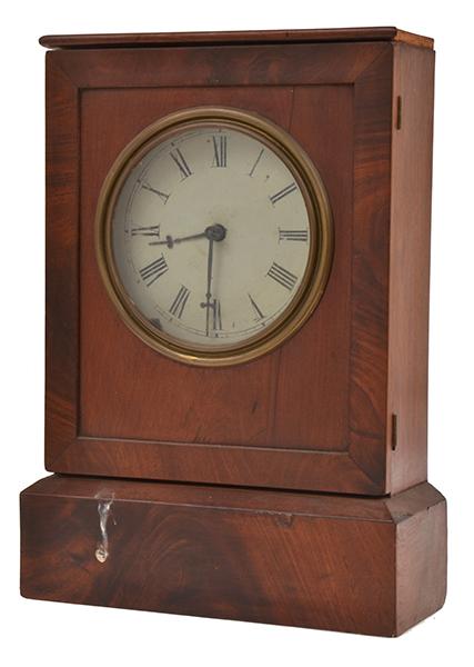 Appraisal: EARLY TH CENTURY WOOD CASED MANTEL CLOCK