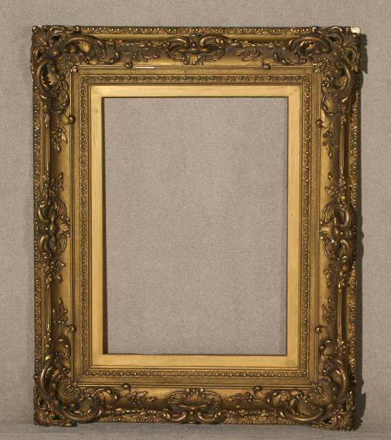 Appraisal: George III Style Gilt Composition and Sanded-Frieze Frame Late th-Early