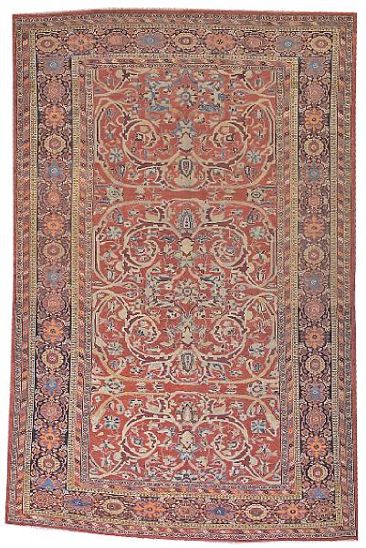 Appraisal: A Fereghan carpet Central Persia circa size approximately ft x