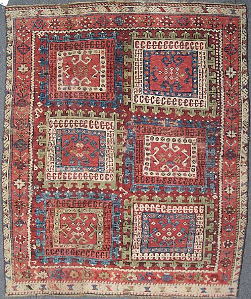 Appraisal: A Turkish rug size approximately ft in x ft in