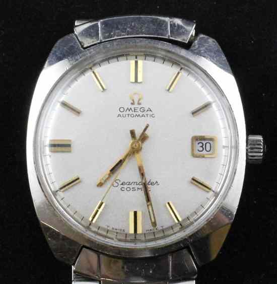 Appraisal: A gentleman's 's stainless steel Omega Seamaster Cosmic Automatic wrist