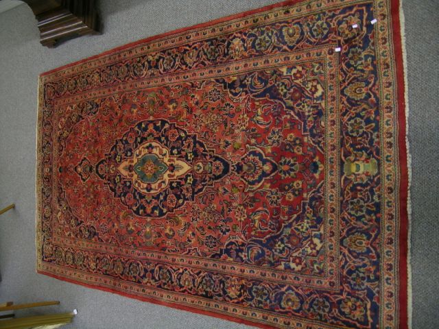 Appraisal: Oriental Rug x Persian Kashan pattern