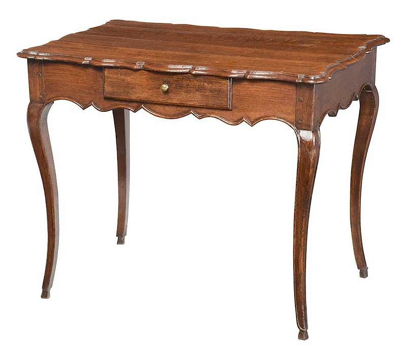 Appraisal: Provincial Louis XV Style Writing Table French th th century