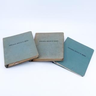 Appraisal: Three 's GIA Notebooks Includes Diamonds Text and Assignment book