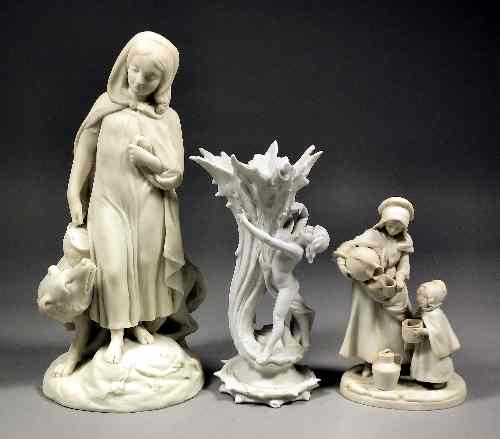 Appraisal: A Copeland Parian figure - ''Little Red Riding Hood'' ins