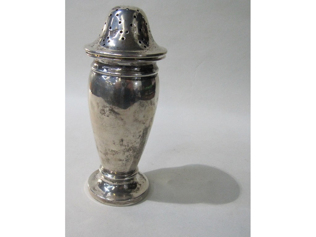 Appraisal: Silver sugar shaker Birmingham