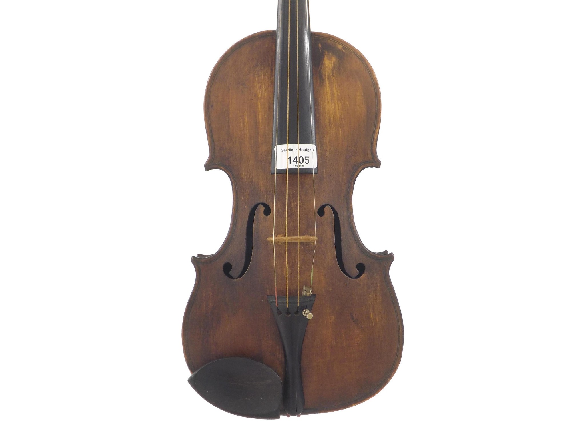 Appraisal: Violin labelled Carlo Bergonzi cm