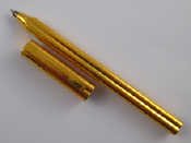 Appraisal: A Bvlgari gold plated ballpoint pen