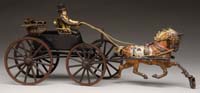 Appraisal: PRATT LETCHWORTH TWO-SEAT SURREY A finely detailed toy from the