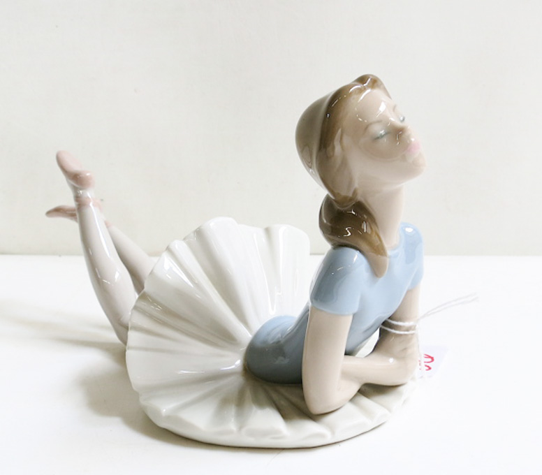 Appraisal: LLADRO BALLET BLUE FIGURINE of soft paste porcelain Juan Huerta