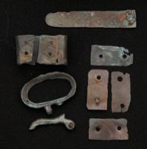 Appraisal: A Group of Bronze Fittings C rd th Century A