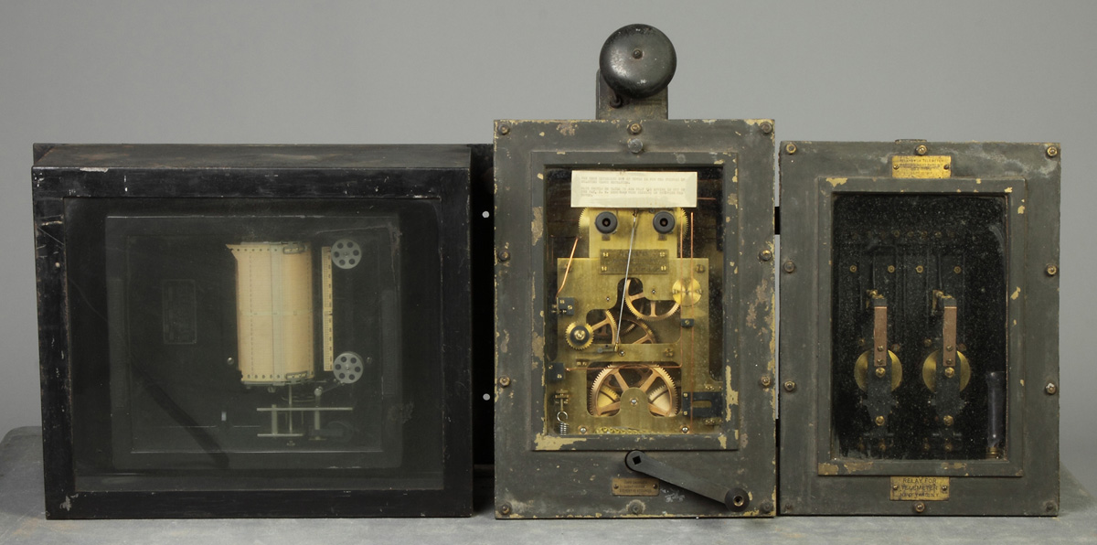 Appraisal: Graph Meter Two Telemeters L to R Graph meter Telemeter