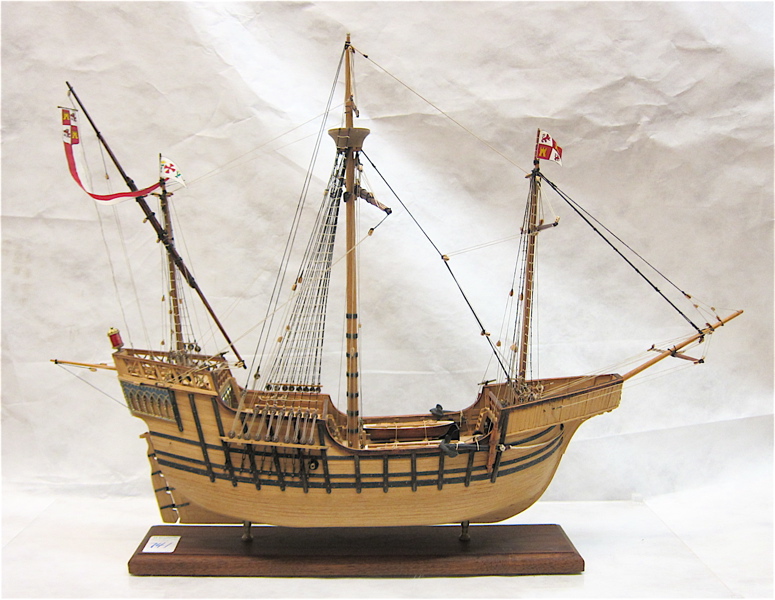 Appraisal: SAILING SHIP MODEL IN ACRYLIC DISPLAY CASE a model of