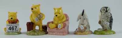 Appraisal: A collection of Royal Doulton Winnie the Pooh figures to