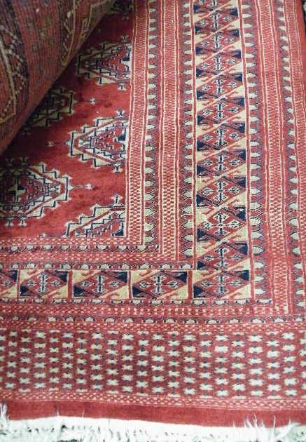 Appraisal: PERSIAN TURKOMAN AREA RUG ' X '