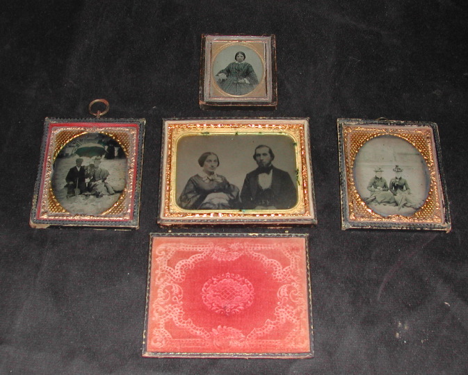 Appraisal: Collection of Four American Daguerreotypes third quarter th century including