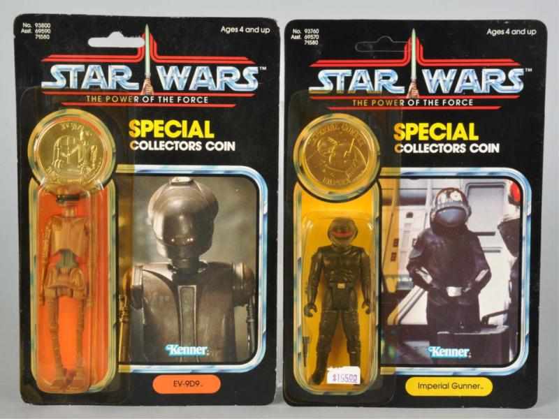 Appraisal: Lot of Star Wars POF Carded Figures Description Includes EV-