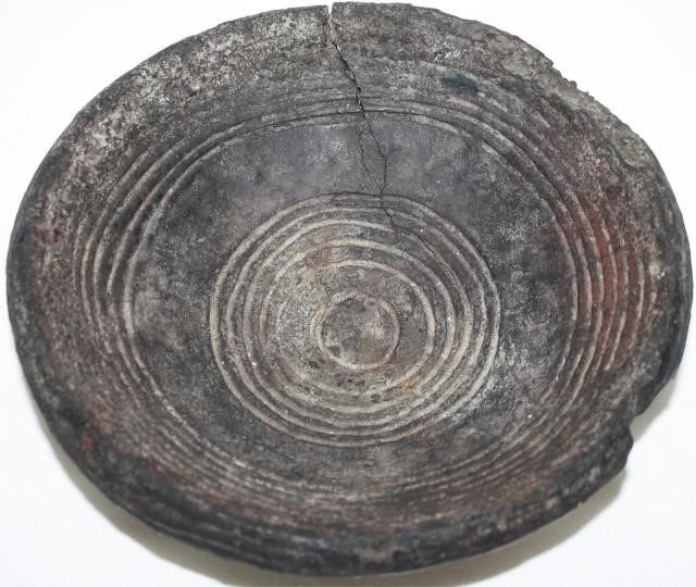 Appraisal: ANCIENT YUP IK SHAMAN S POTTERY BOWL POSSIBLY - YEARS