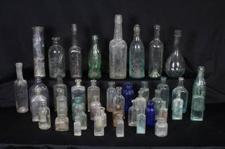 Appraisal: lot of Antique and vintage bottles lot of Antique and