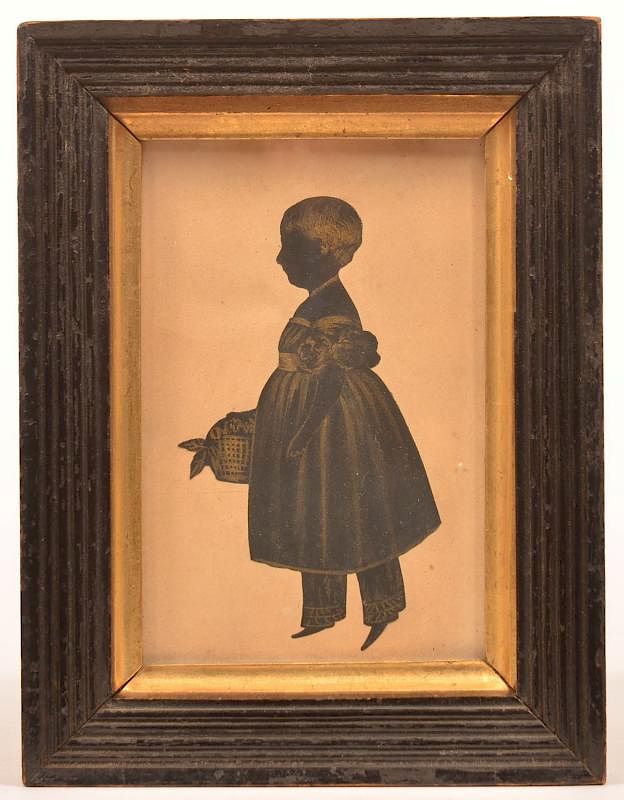 Appraisal: Silhouette of a Young Girl attributed to J Gapp Unidentified