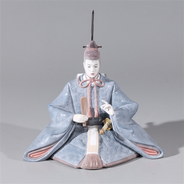 Appraisal: Lladro porcelain figure of a Japanese Emperor overall good condition