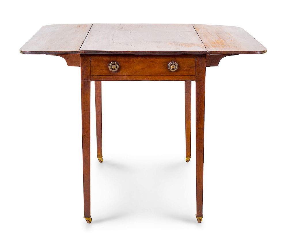 Appraisal: A Georgian Style Mahogany Pembroke Table EARLY A Georgian Style