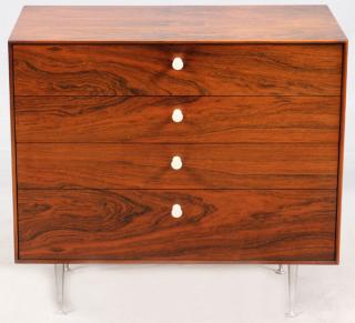 Appraisal: GEORGE NELSON FOR HERMAN MILLER ROSEWOOD CABINET GEORGE NELSON -