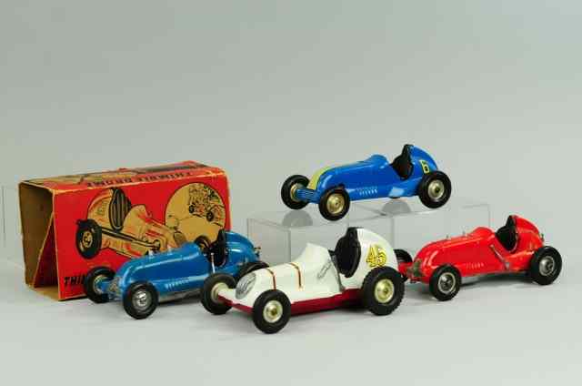 Appraisal: LOT OF FOUR THIMBLE DROME RACERS Varied models and drive