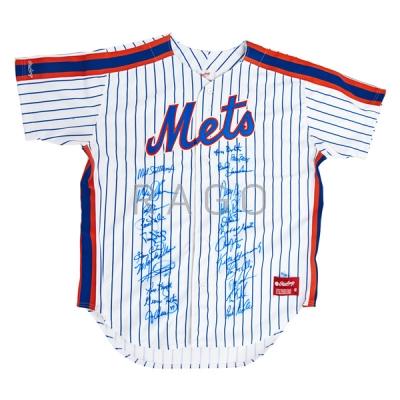 Appraisal: NEW YORK METS WORLD SERIES AUTOGRAPHED JERSEY Condition Report