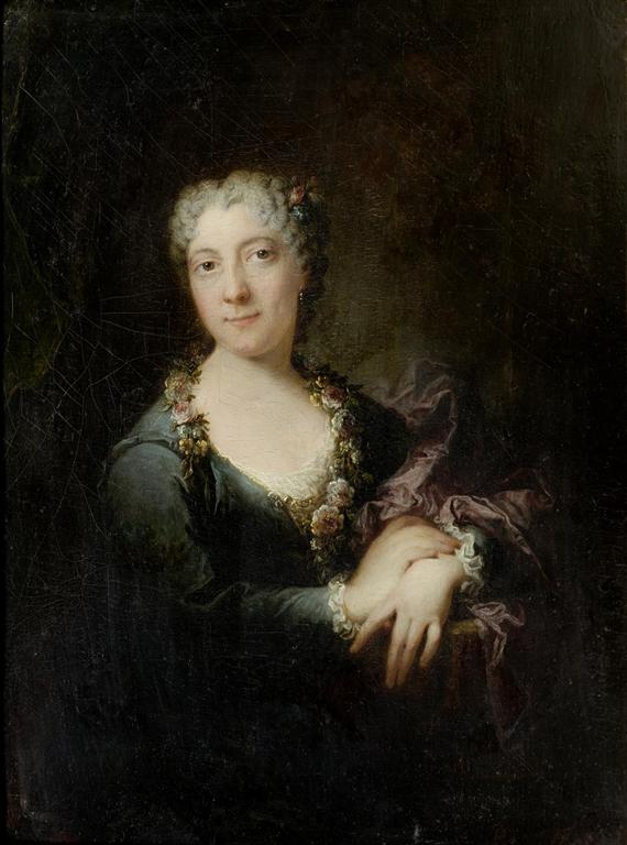 Appraisal: TOURNIERES ROBERT FOLLOWER OF Caen Portrait of a Lady Oil