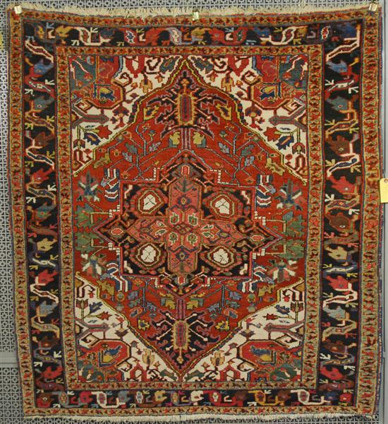 Appraisal: HERIZ RUG Persia circa feet inches x feet inch Condition